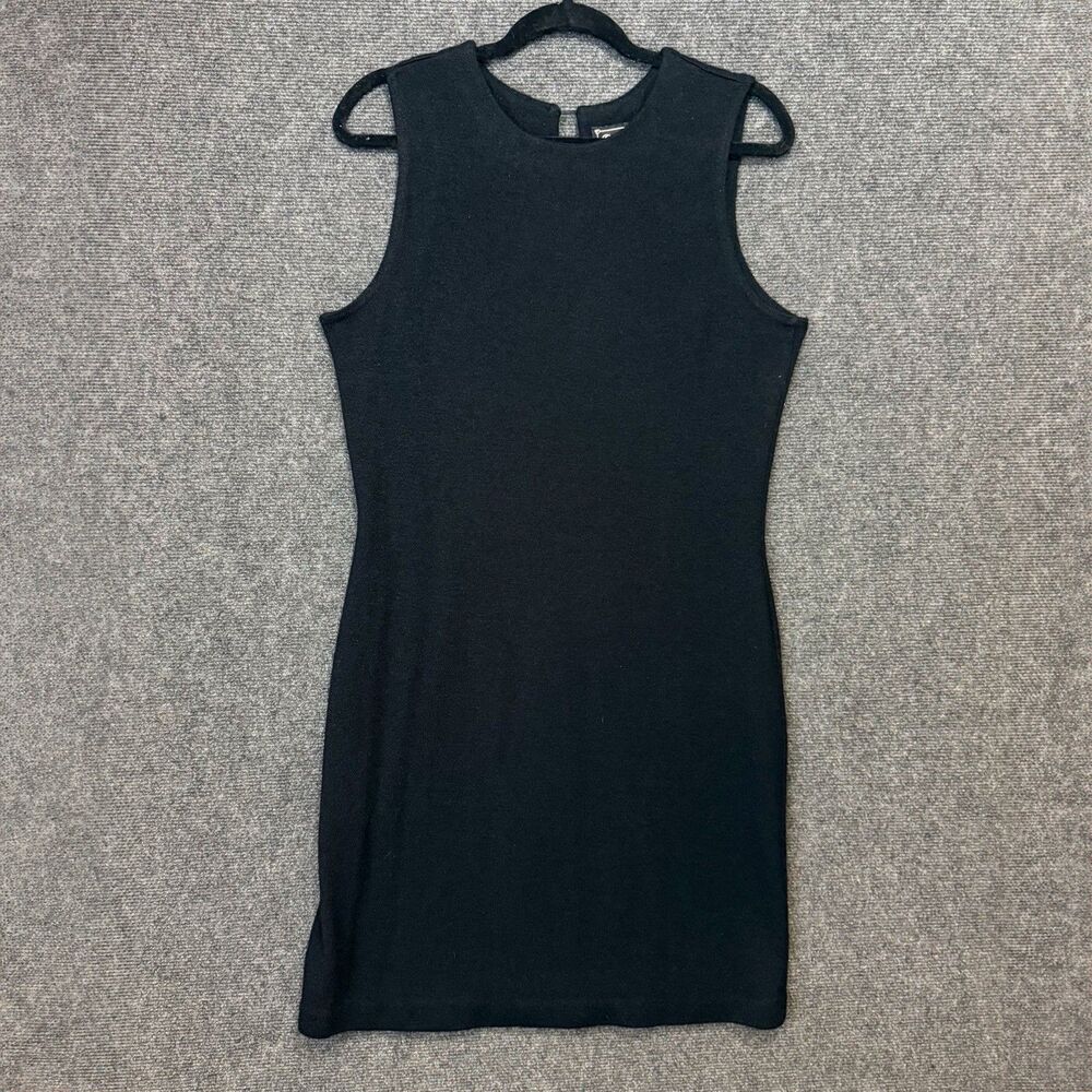 VTG Women’s Sleeveless LBD Knit Pullover Sweater Dress Vamp Gothic Witch M